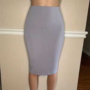 Periwinkle Midi Skirt
